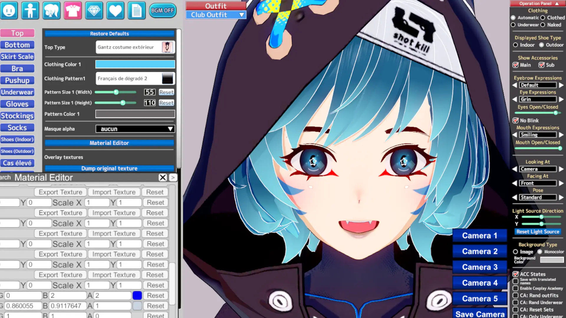 construction de blue girl dans koikatsu 1