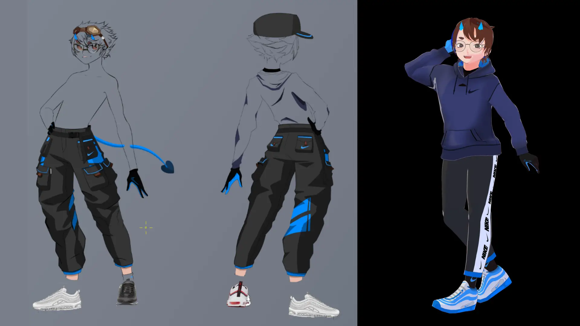 coloration, model vtuber